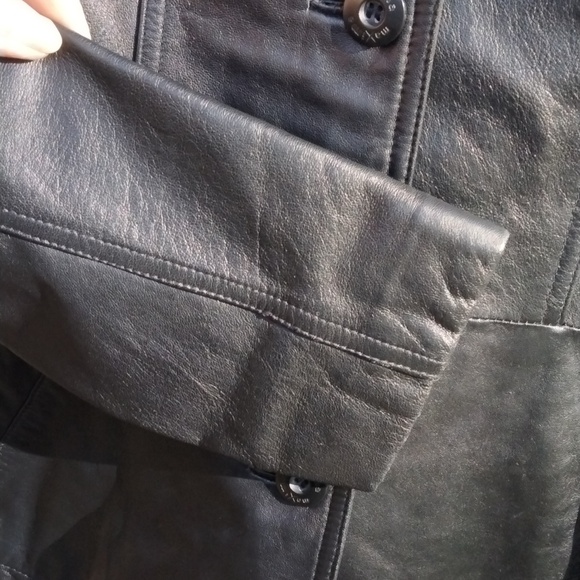 EUC Wilson's Vintage Maxima womens leather jacket size Medium Quiet Luxury - Picture 6 of 16
